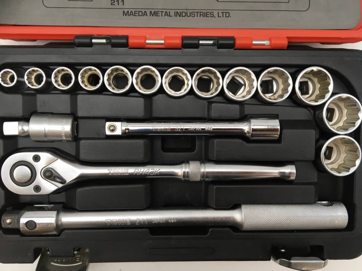 [ receipt issue possible ]*TONE/ tone 1/2 socket wrench set 4130MP [IT4IHEURFLV4]