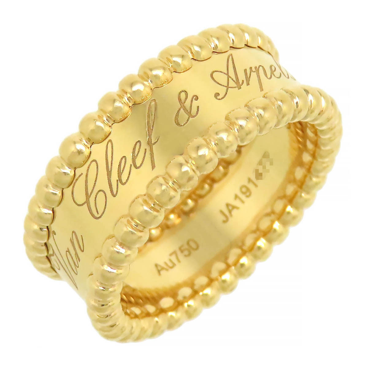  Van Cleef & Arpels perrelet siniachu-ru ring #50 VCAR03Y650 Au750 (K18YG) lady's used [ jewelry ]