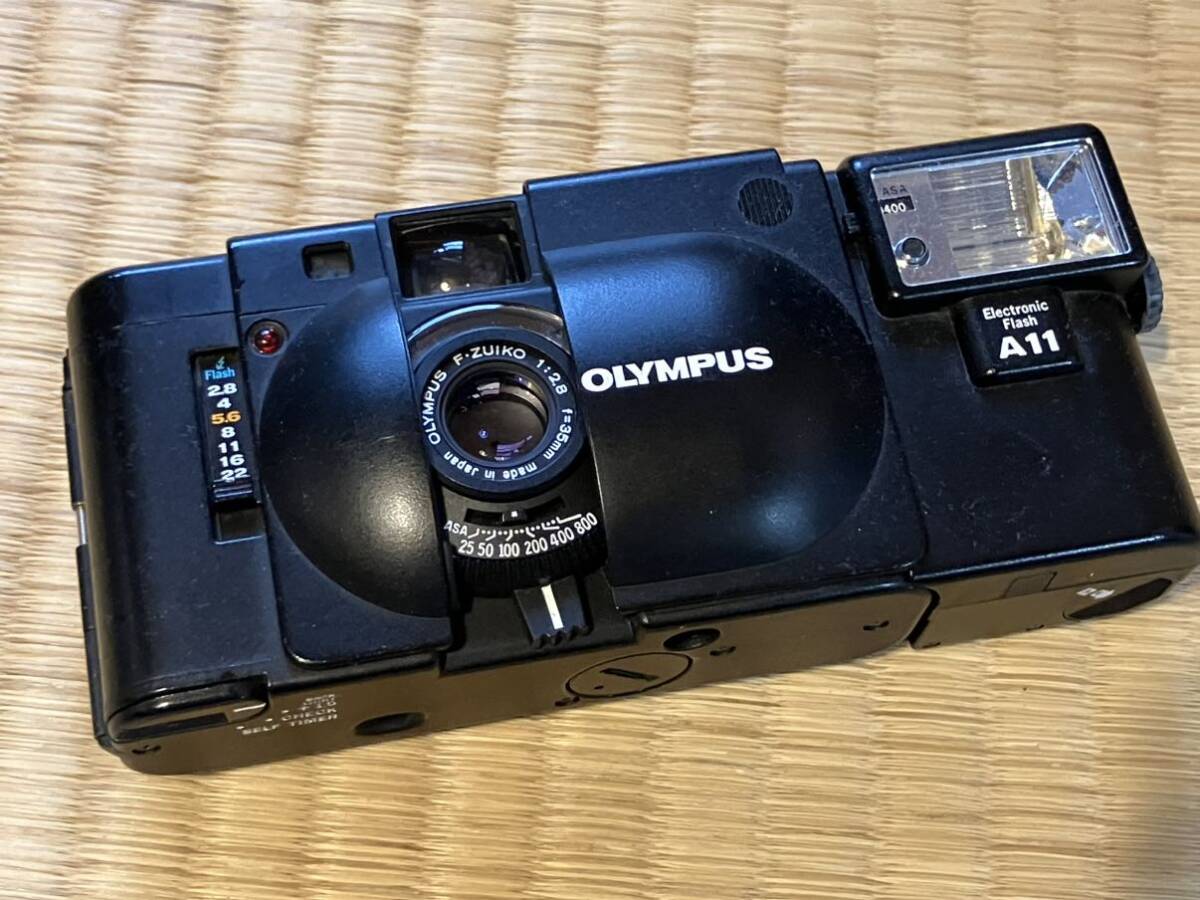 OLYMPUS XA コンパクトフィルムカメラ 動作品 レンジファインダーの画像1