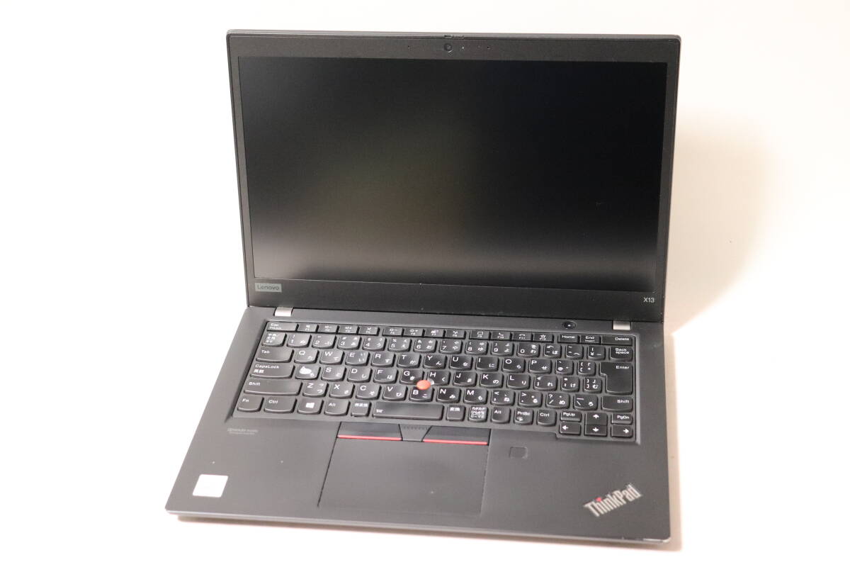 M570. Lenovo / ThinkPad X13 / 20T2CTO1WW / Core i7-10510U / 16GBメモリ / SSDなし / 通電確認・ジャンクの画像1