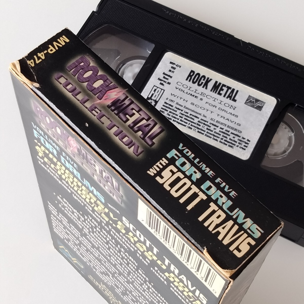 【スコット・トラヴィス/ドラム教則ビデオ】SCOTT TRAVIS(JUDAS PRIEST/RACER X)ROCK METAL COLLECTION VOLUME FIVE FOR DRUMS(MVP474)VHS_画像4
