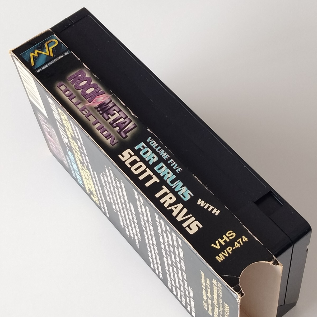 【スコット・トラヴィス/ドラム教則ビデオ】SCOTT TRAVIS(JUDAS PRIEST/RACER X)ROCK METAL COLLECTION VOLUME FIVE FOR DRUMS(MVP474)VHS_画像3