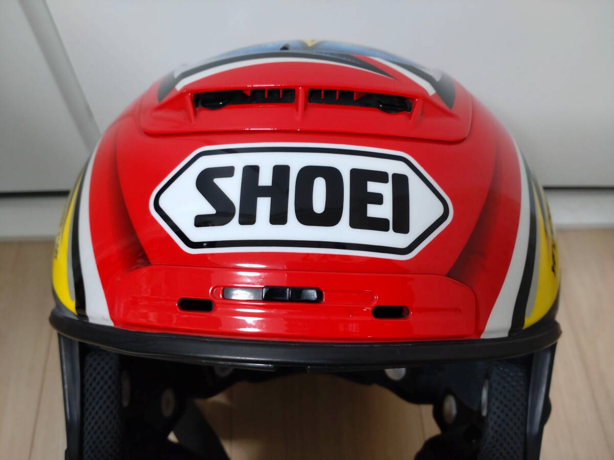 SHOEI ショウエイ X-11 バイクヘルメット 加藤大治郎レプリカ Mサイズ 中古 エックスイレブン X-Eleven フルフェイスの画像6