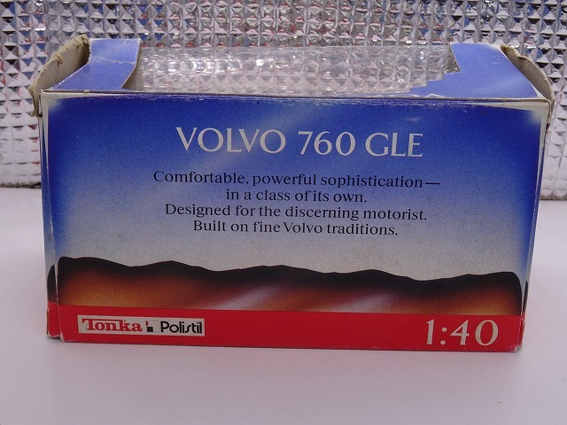 Tonka/Polistil VOLVO 760 GLE WHITE 1/40 イタリア製 未使用 ボルボ の画像10