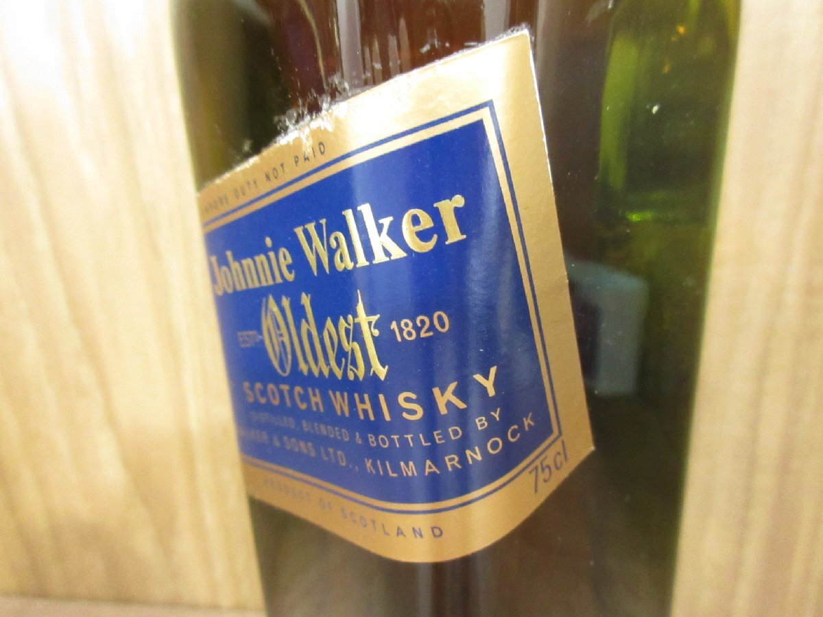 ★Johnnie Walker ジョニーウォーカー オールデスト ブルーラベル 750ml 43% 15 to 60 YEARS スコッチ ブレンデッド ウイスキー 未開栓の画像7