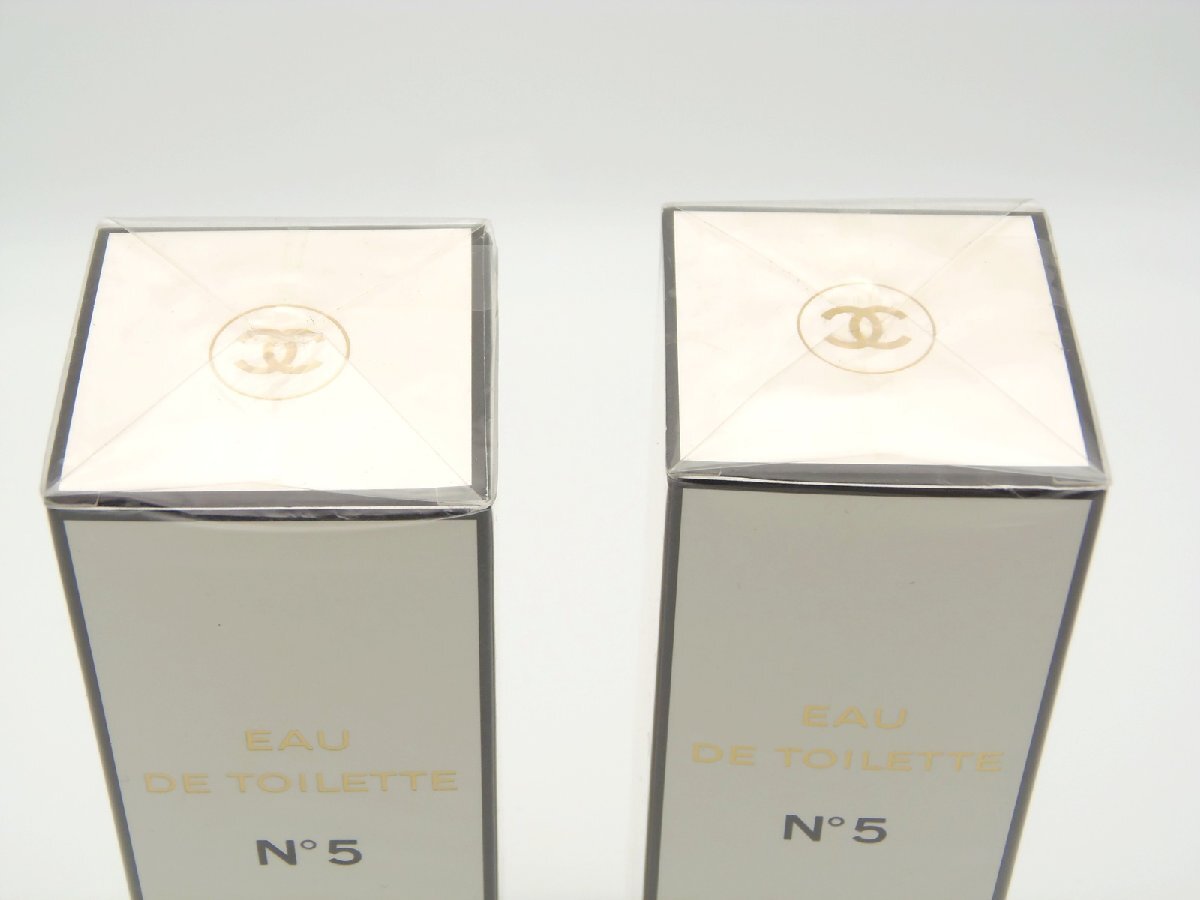 ○ CHANEL シャネル 香水 No5 N°5 オーデトワレ 100ml 2本セット 未使用品の画像3