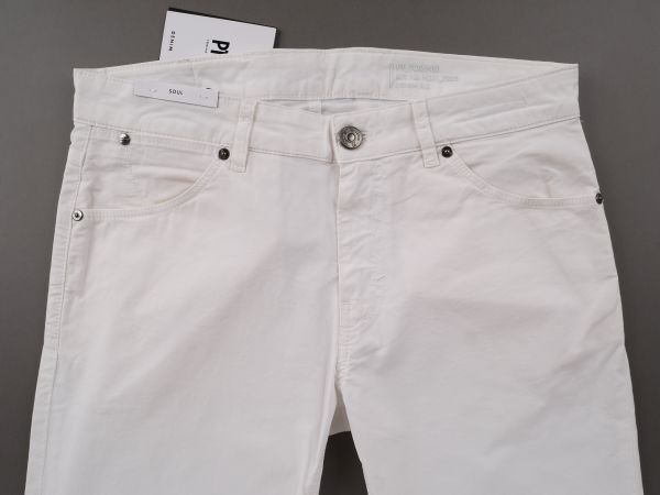 【新品未使用】PT Torino Denim ピーティートリノ デニム◆PT05◆33◆SOUL◆春夏 ホワイト ポプリン ストレッチ スリム パンツ_画像2