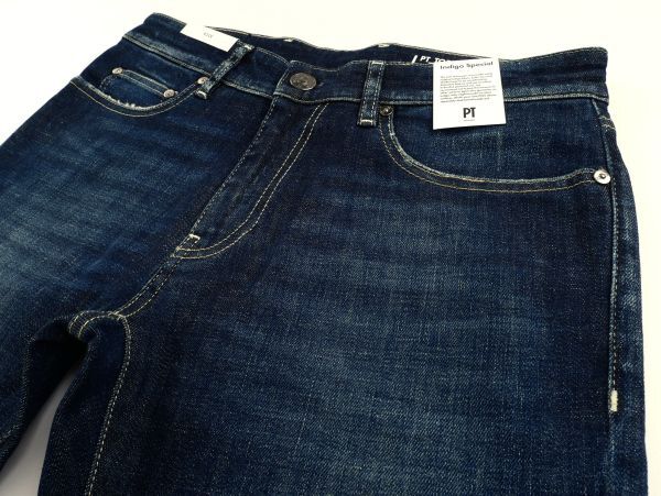 【新品未使用】PT Torino DENIM ピーティートリノ デニム◆PT05◆31◆ROCK◆インディゴ ブルー エイジング ストレッチ デニム パンツ