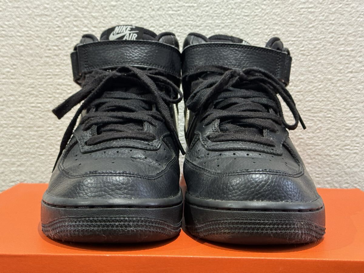 NIKE ナイキ エアフォース1 AIR FORCE 1 MID ’07’ BLACK SAIL 315123-043 ブラックセイル 26.0cm ②_画像6