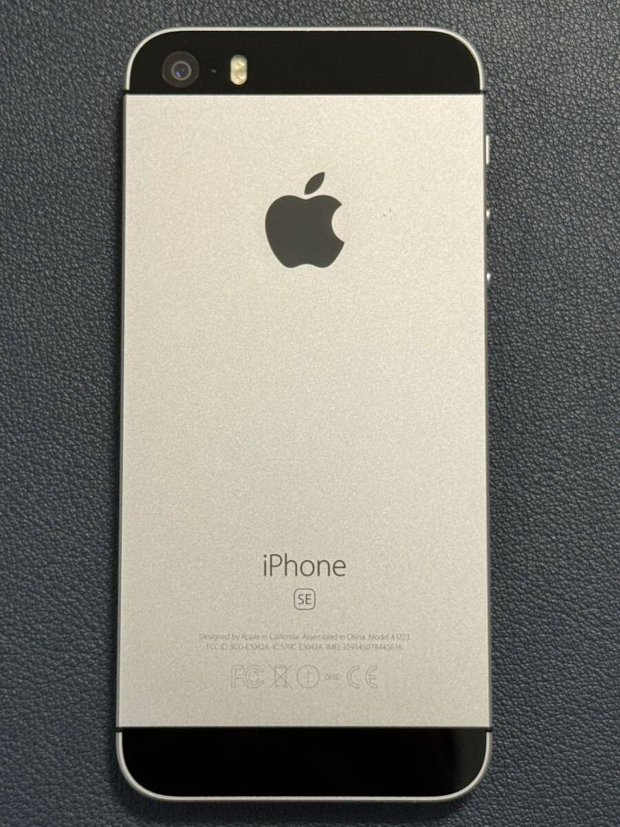 Apple iPhone SE 第1世代 Space Gray スペースグレー 64GB MLM62J/A SIMフリー版の画像3