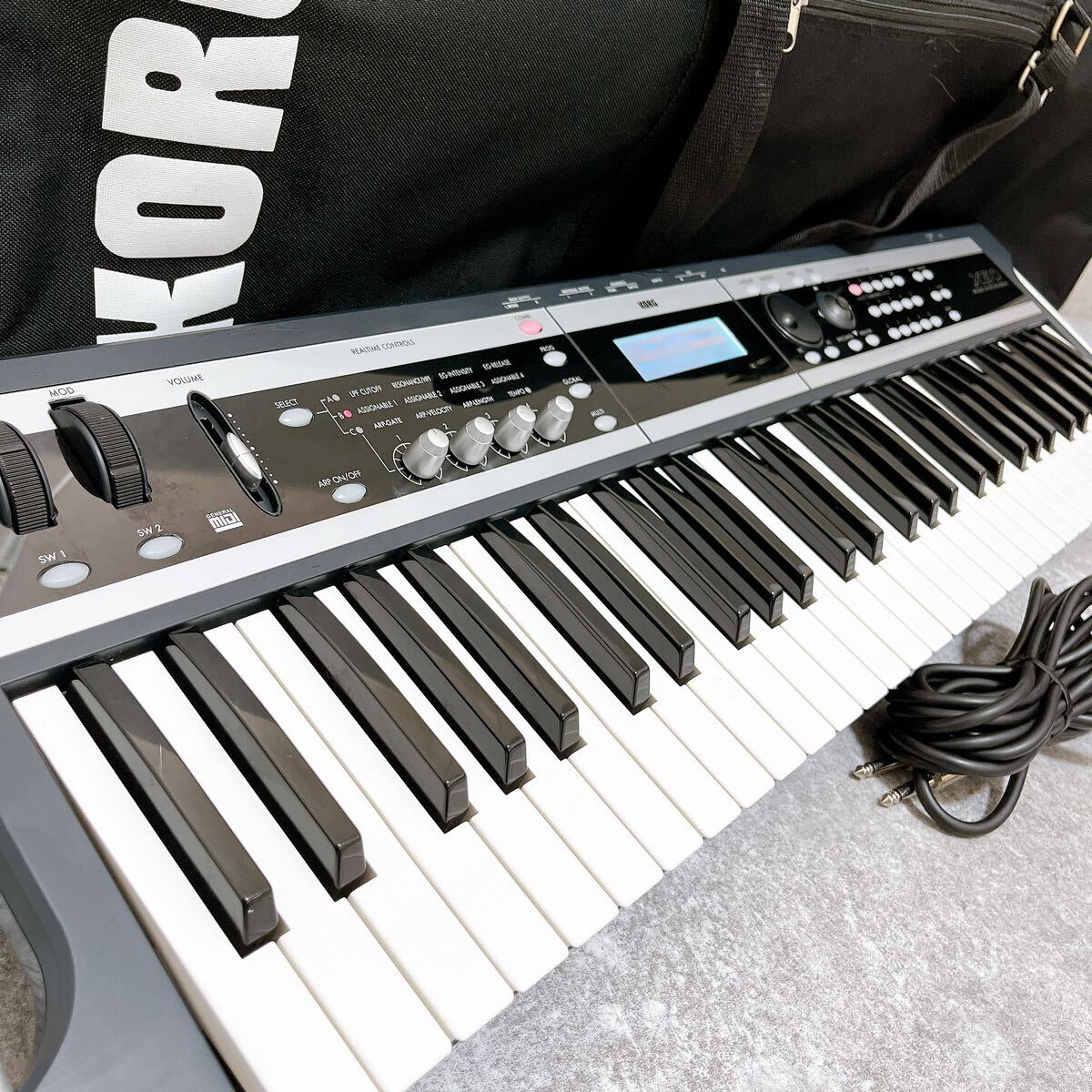 KORG コルグ シンセサイザー X50-61 鍵盤 ケース付き　電子ピアノ キーボード Music Synthesizer_画像8