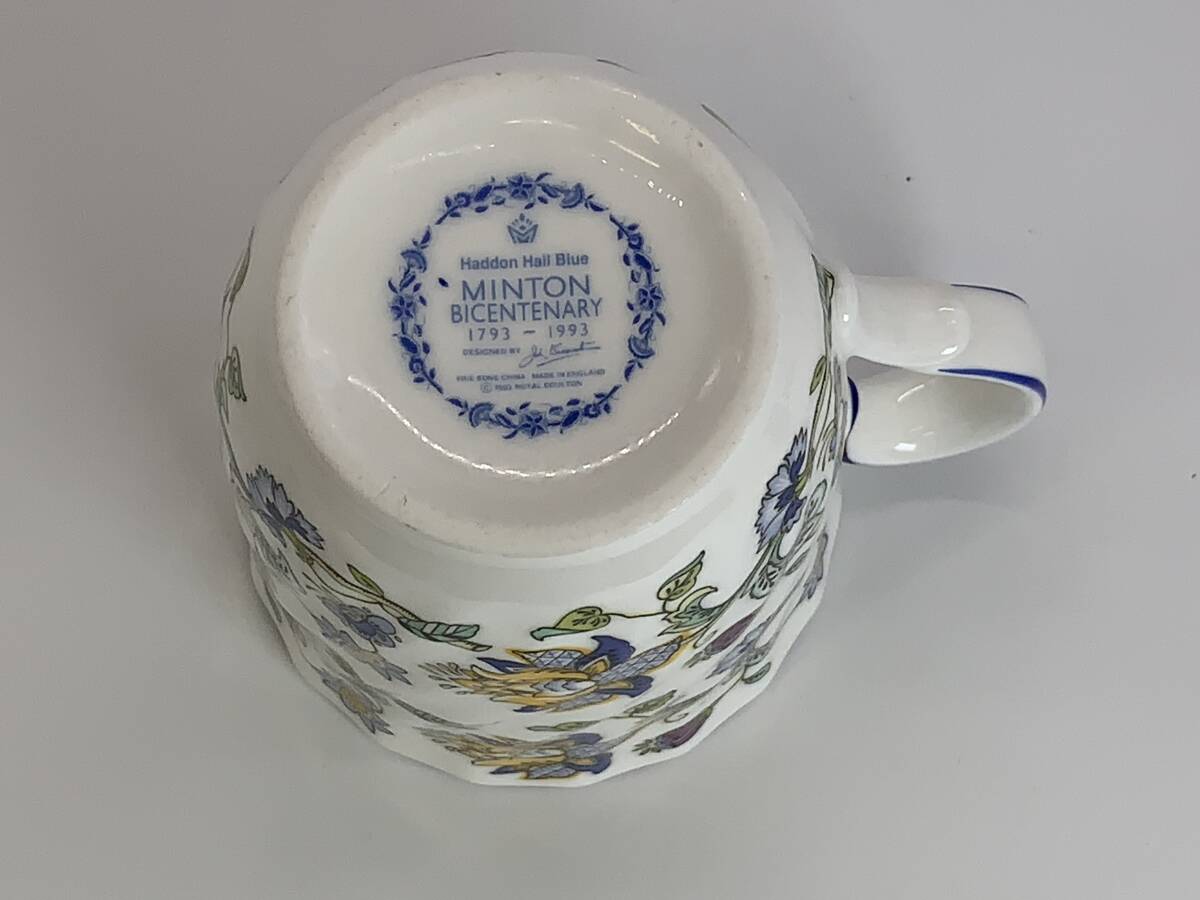 ★Royal Doulton ロイヤルドルトン ミントン ハドンホール マグカップ ブルーの画像7