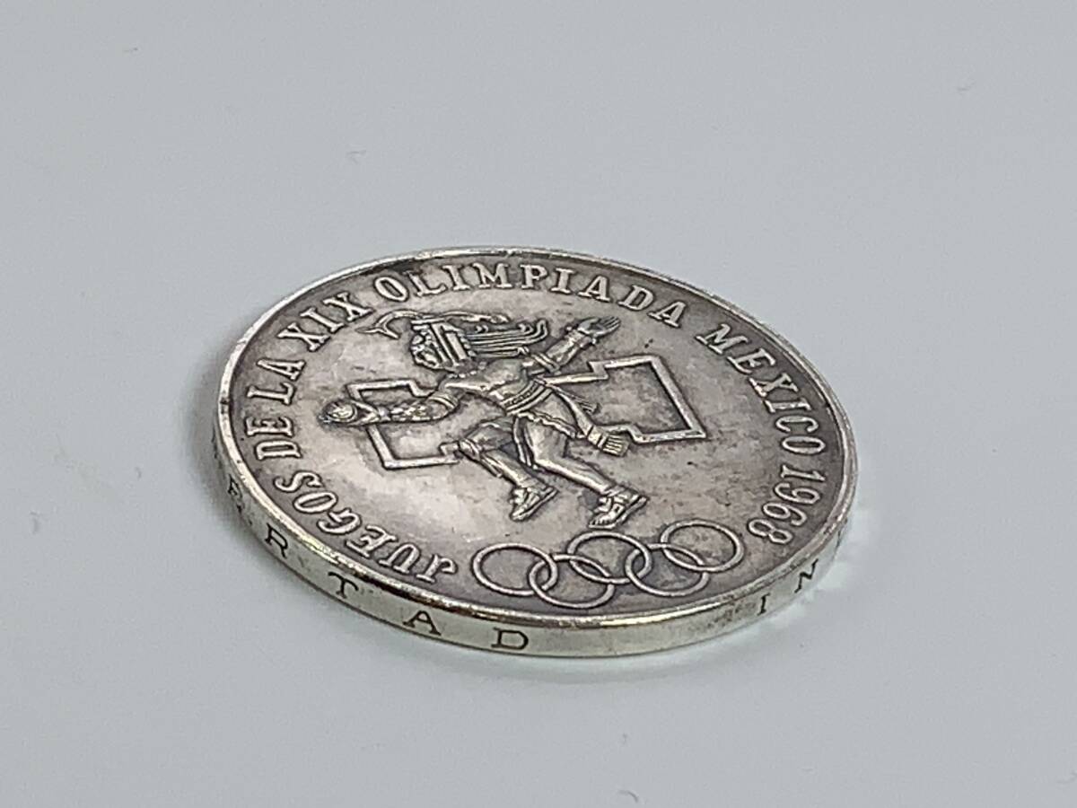 ★メキシコオリンピック　記念硬貨　銀貨　25ペソ　1968年　⑫_画像2