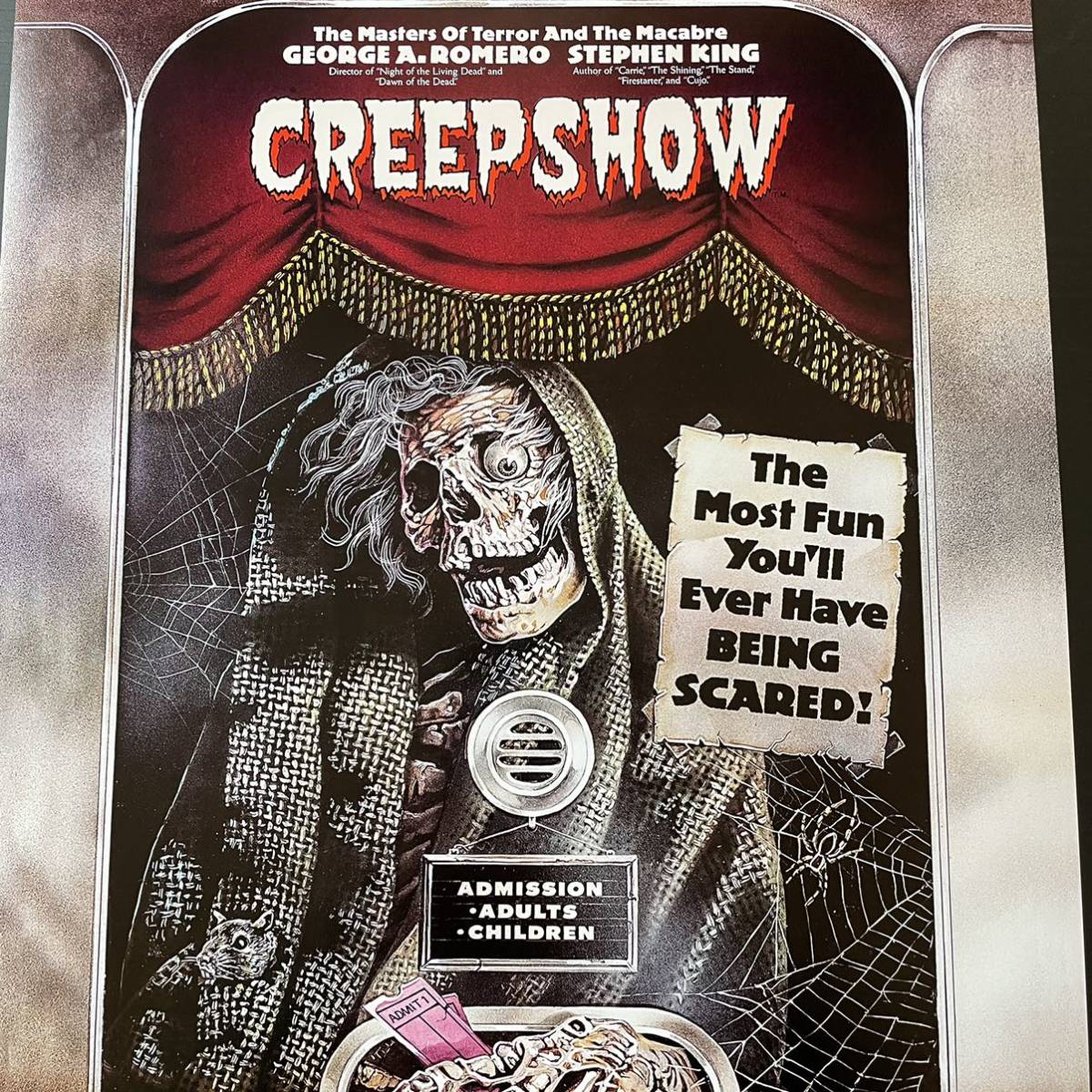 海外版ポスター『クリープショー』（Creepshow）1982★スティーヴン・キング/ジョージ・A・ロメロ/トム・サヴィーニ/ECコミック_画像2