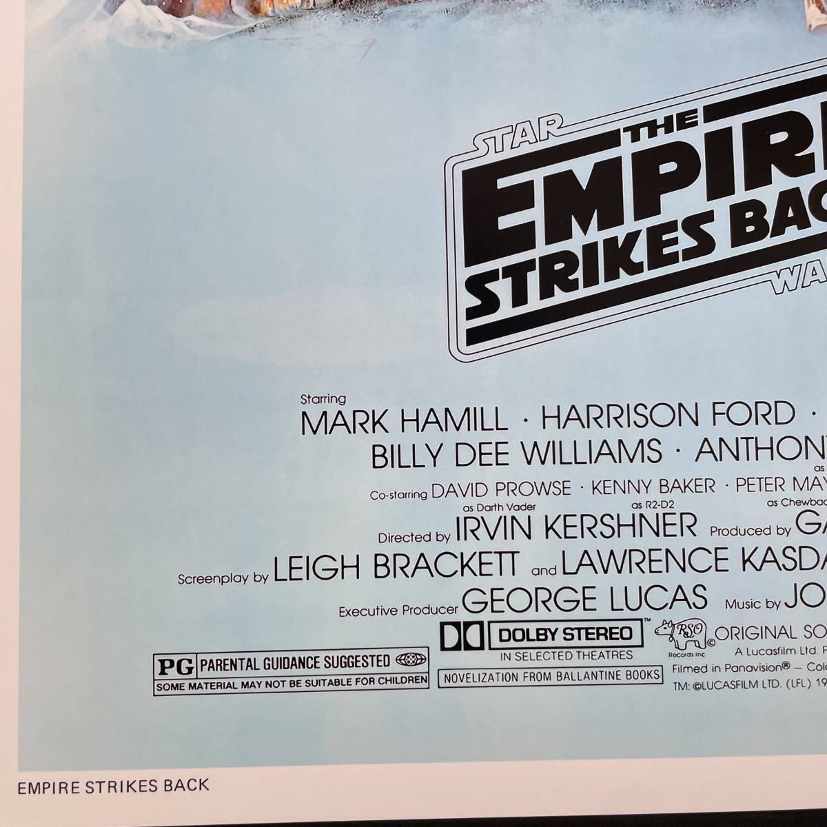 US版ポスター『スター・ウォーズ エピソード5/帝国の逆襲』（Star Wars: Episode V The Empire Strikes Back）スタイルB_画像8