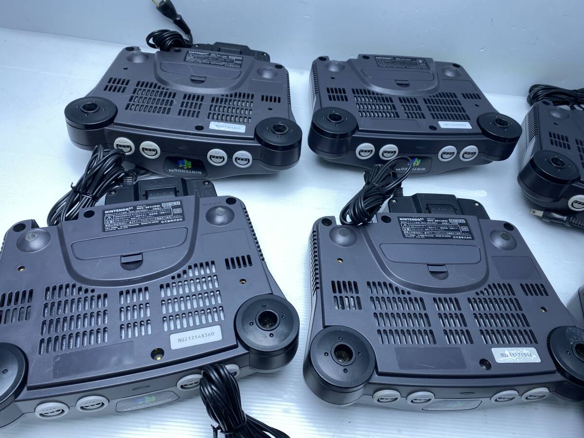 ★NINTENDO64 ニンテンドウロクヨン★本体 まとめ売り NUS-001 【中古/現状品/動作未確認ジャンク】の画像6