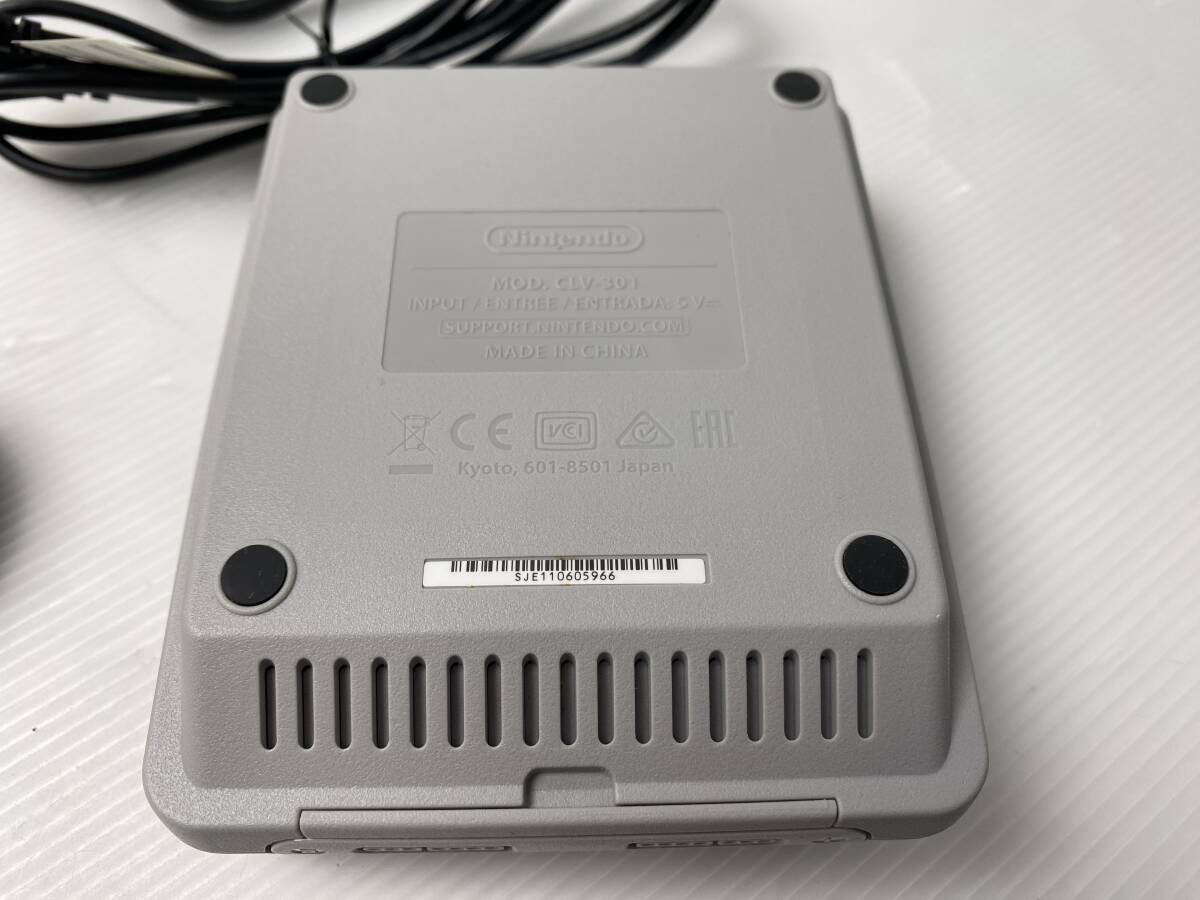 ★ニンテンドー クラシックミニ★スーパーファミコン CLV-301 本体【中古/現状品/通電確認OK/動作未確認】の画像3