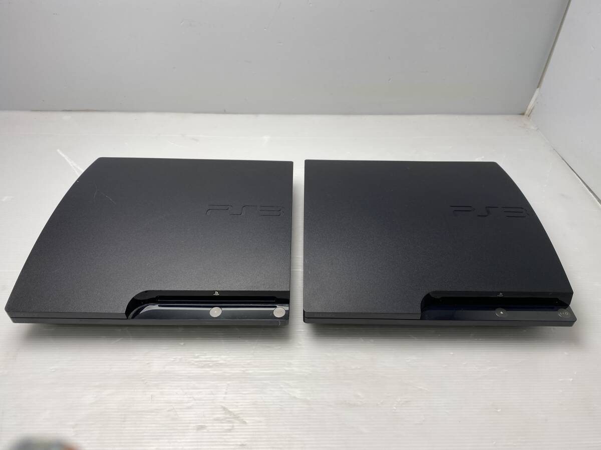 *PS3 PlayStation 3* body 2 pcs set sale CECH-2000A/CECH-2000B black [ used / present condition goods / operation not yet verification Junk ]