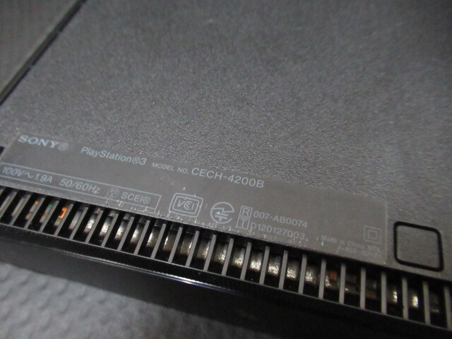 中古品 SONY ソニー PS3 プレイステーション3 250GB CECH-4200B 本体のみ 初期化 動作確認済み プレステ３_画像6