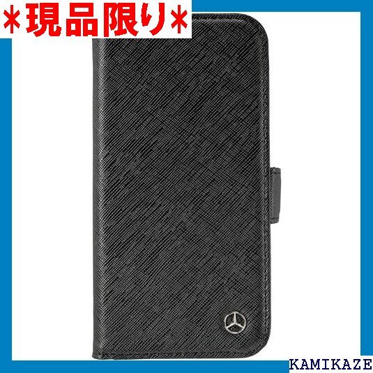 メルセデス・ベンツ コレクション 純正 iPhone用 革ケース iPhone 13 pro用 ブラックステッチ 2754