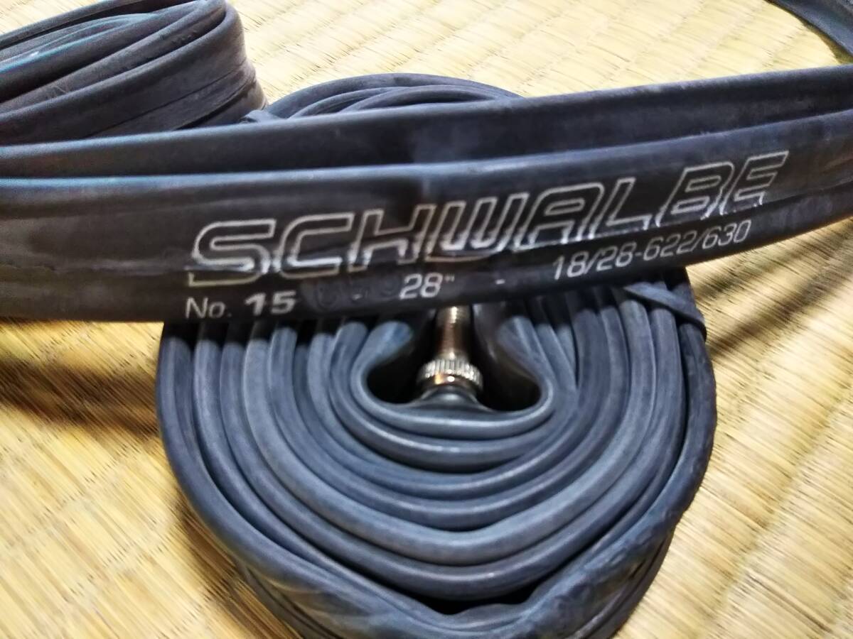 SCHWALBE (シュワルベ) 【正規品】700x18-28Cチューブ 仏式 40㎜バルブ 15SV_画像1