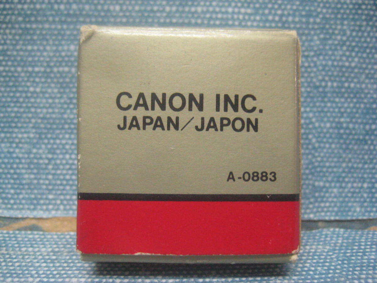必見です 未使用品 年代物 Canon キヤノン 視度補正レンズ R 丸型タイプ +3の画像7