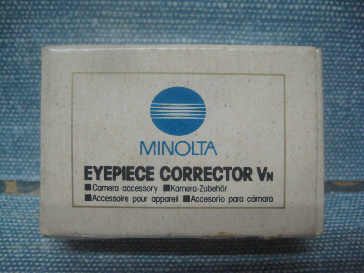 必見です 未使用品 MINOLTA ミノルタ 視度補正レンズ 一眼レフ用 視度調節アタッチメント VN.NO.8 視度 -3 _画像5