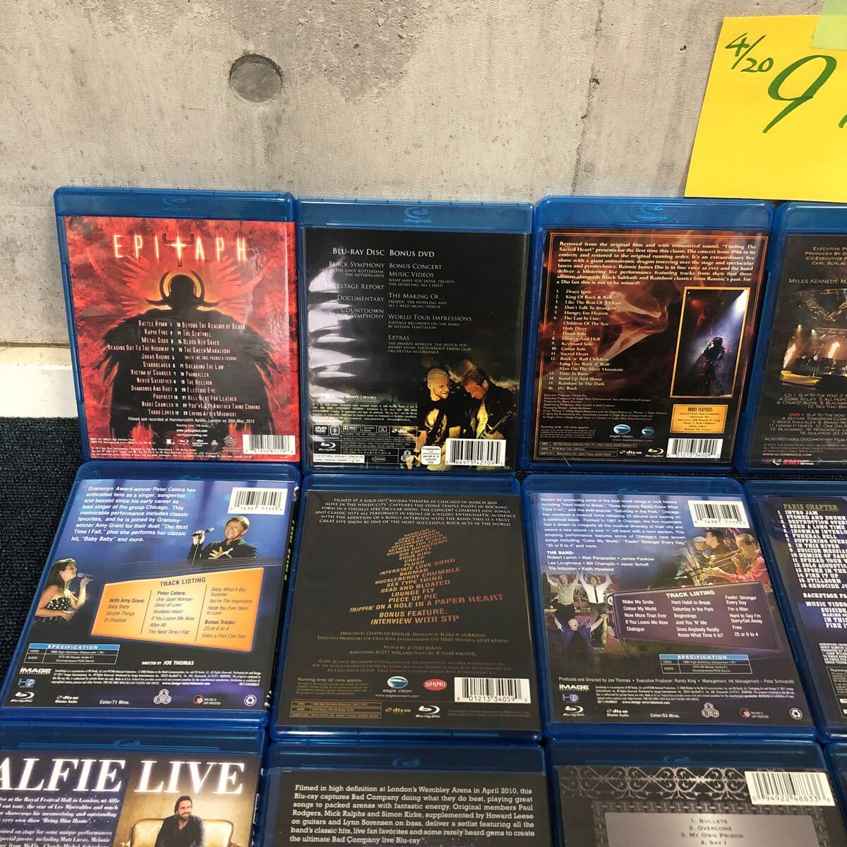 【ゆ.ec】中古品 洋楽 ロック ジャズ メタル VELVETREVOLVER NEALMORSE ALFIE CREED PeterCeteraなど Blu-ray まとめて 24本の画像7