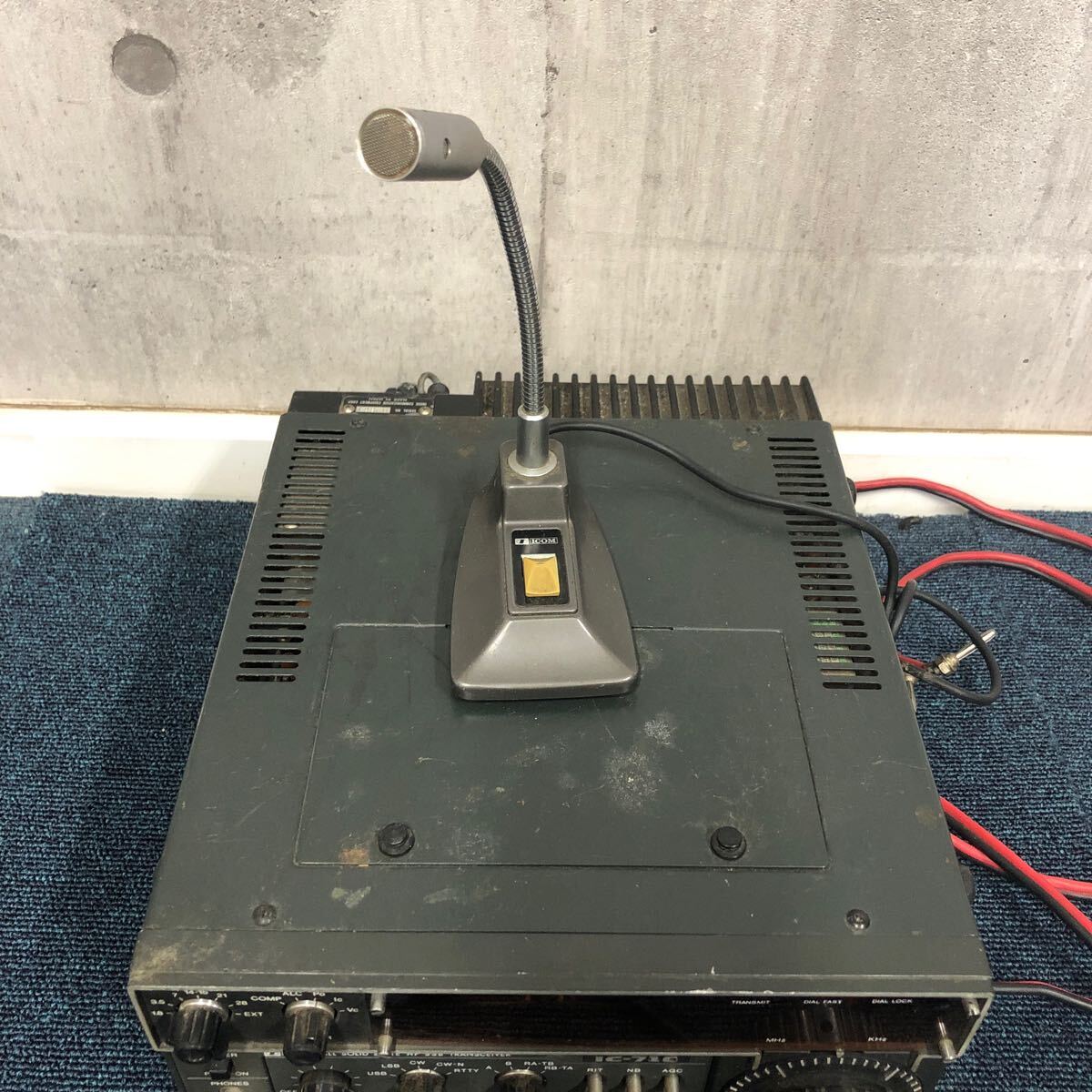 [..ec]ICOM Icom рация HF TRANSCEIVER IC-710 электризация работоспособность не проверялась радиолюбительская связь машина Mike есть текущее состояние товар 