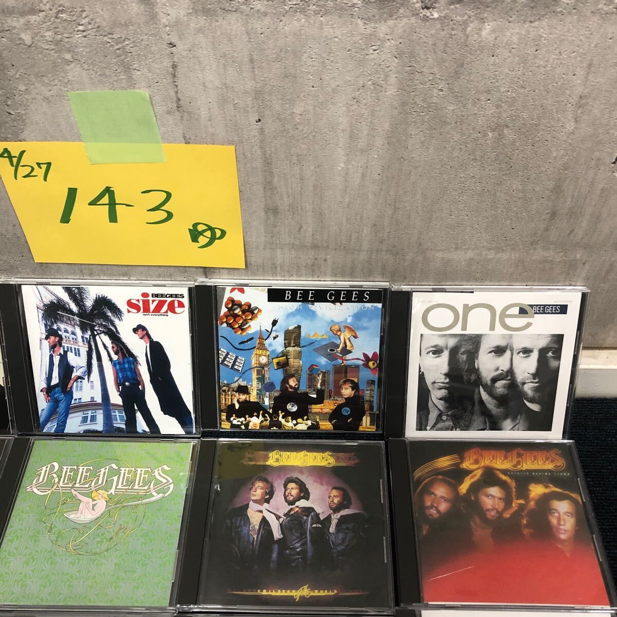 【ゆ.ec】中古品 洋楽 BEEGEES ビージーズ CDまとめて19枚 キューカンバーキャッスル オデッサ アイディア など ロック ディスク傷なしの画像3