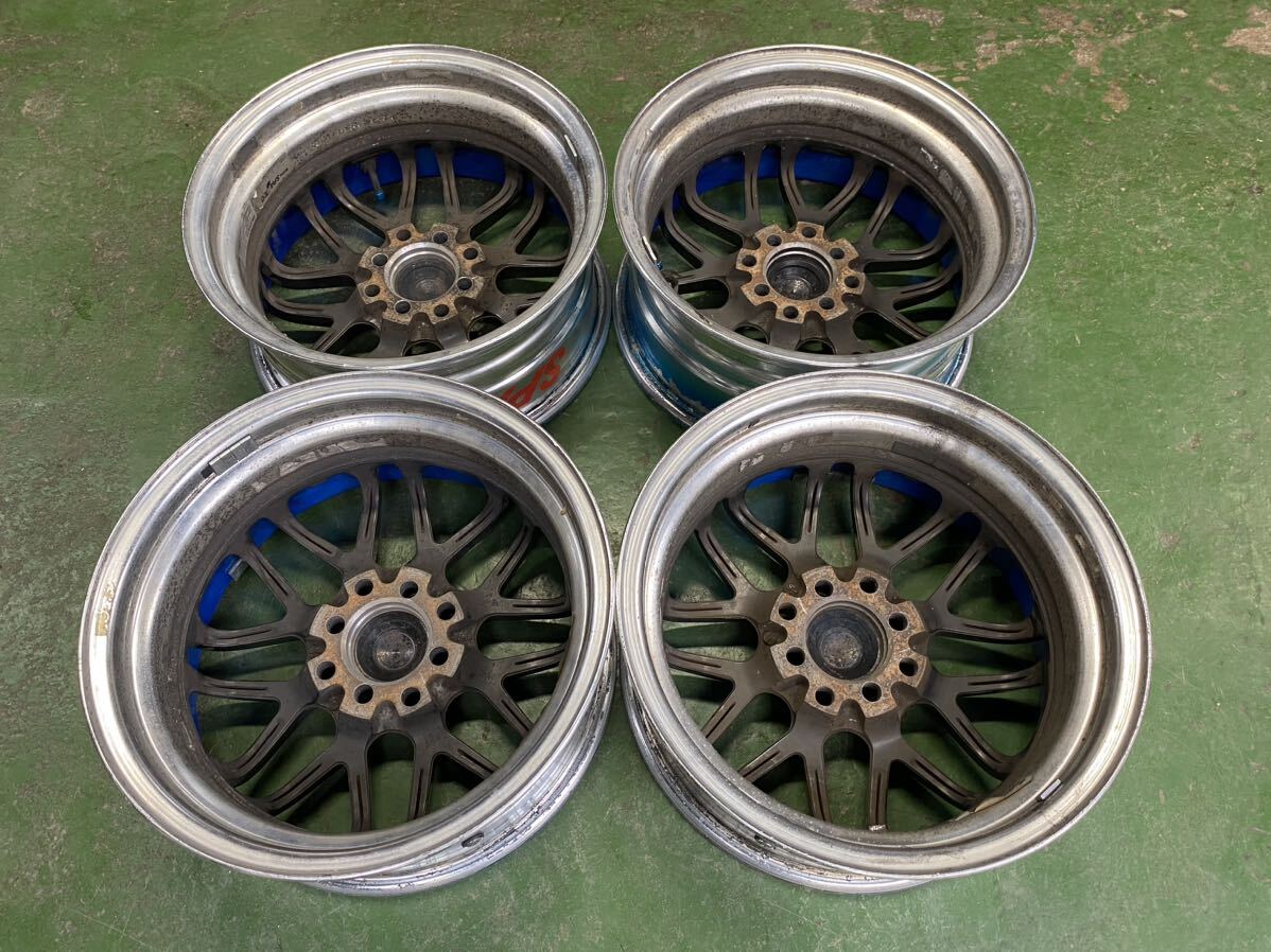 RACING SPARCO 15インチ 15X6.5J +32 PCD 114.3/100/4H 中古4本 スパルコ_画像8