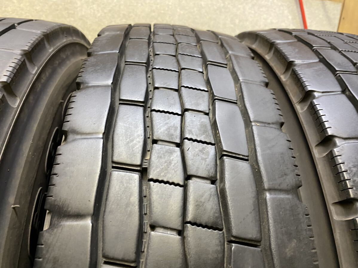 225/80R17.5 123/122L ダンロップDECTES SP680 中古ミックス　6本　バリ山　225/80/17.5_画像3