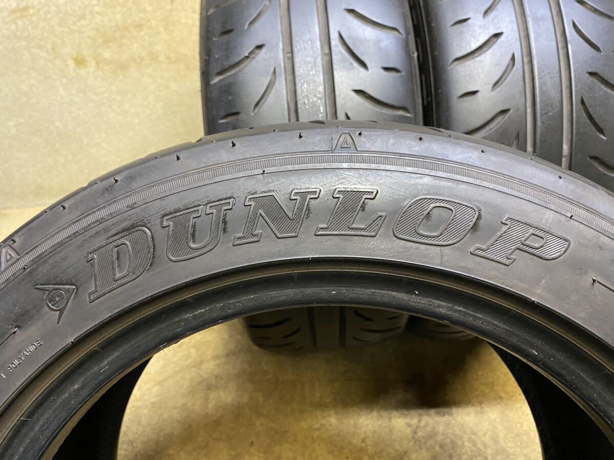 205/50R15（86V）195/50R15（82V）ダンロップ DIREZZA ZⅢ ラリータイヤ 前後セット 中古4本 2019年製 205/50/15 195/50/15_画像8