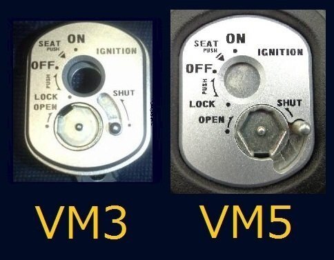 ズーマー (AF58の後期型) シャッターキーブランクキー VM5の画像3