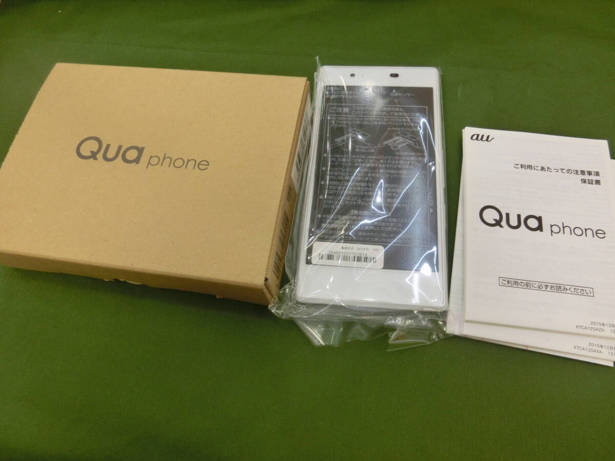 QUA PHONE ジャンク品？ 本体 新品の画像1