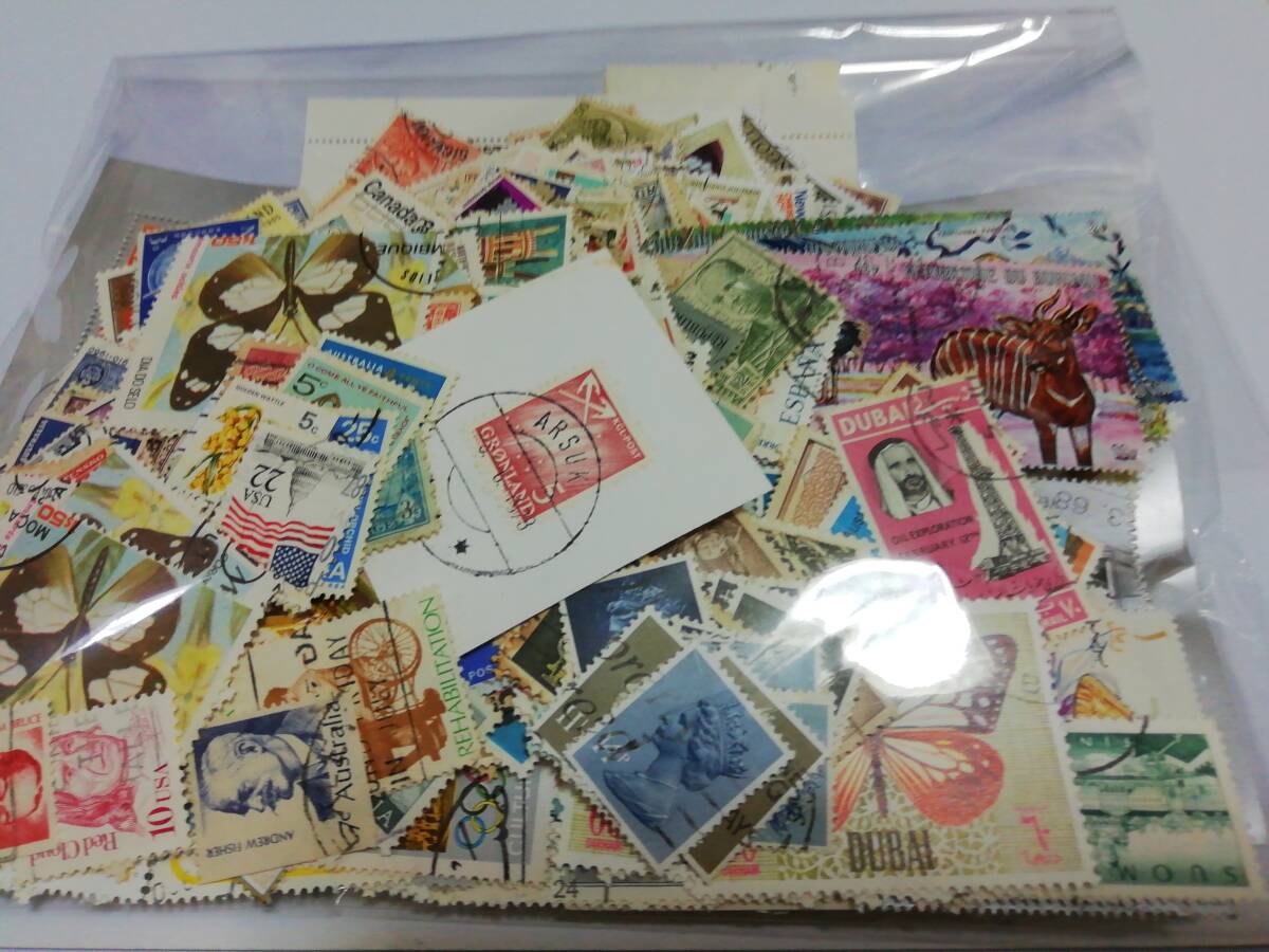 外国切手1000枚の画像1