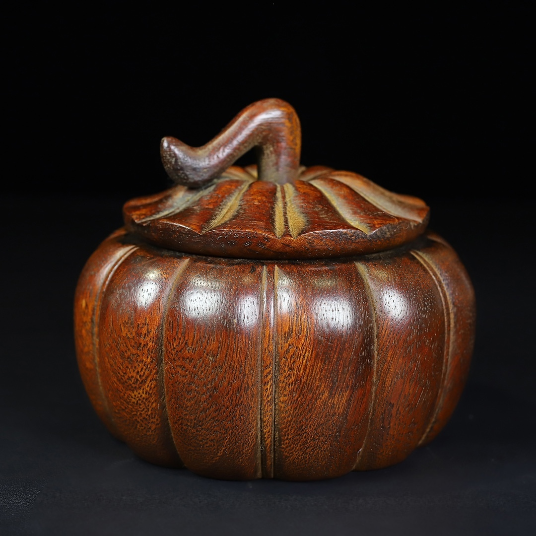 秘藏 清時代 花梨の木 囲碁缶 一對 純手彫 極細工 古美味 古美術 Z0414_画像6