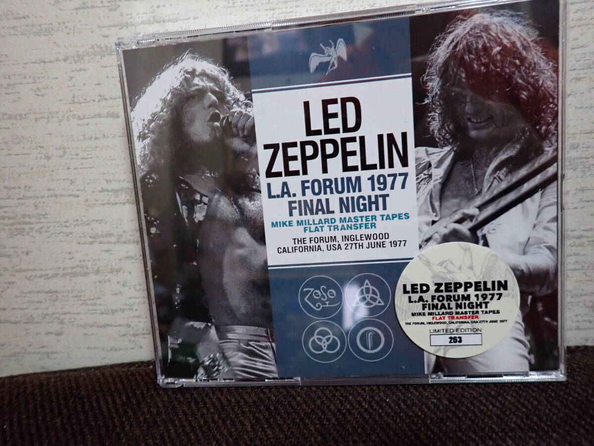 レッド ツェッペリン Led Zeppelin/L.A FORUM 1977 FINAL NIGHT MIKE MILLARD MASTER TAPES FLAT TRANSFER(3CD)程度良好！！！の画像1
