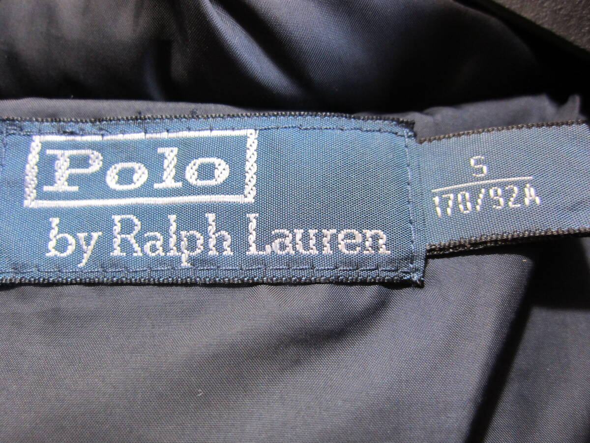 Polo by Ralph Lauren ポロ ラルフローレン メンズ S 170/92A ダウンフェザー ダウンジャケット ジャンパー コート 濃紺 管理Ｈの画像7