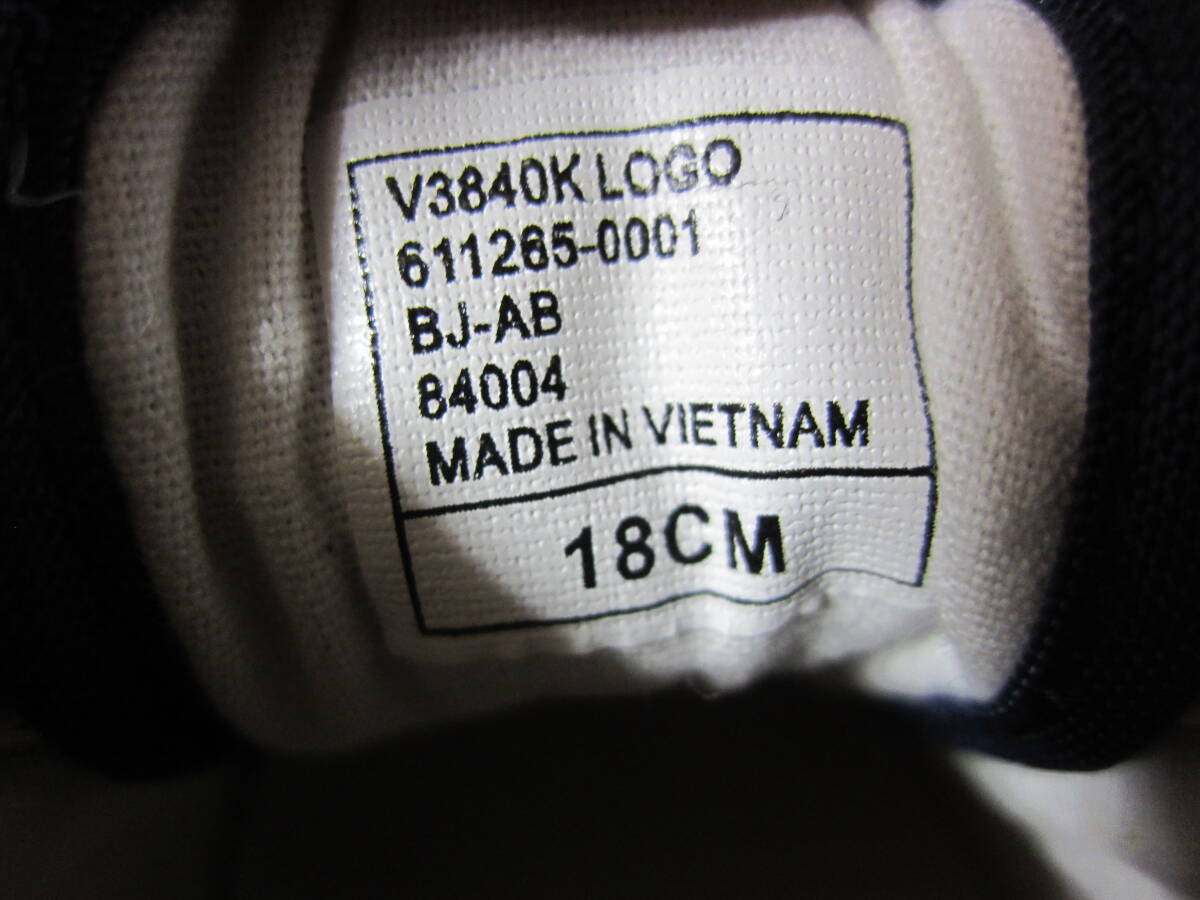 VANS バンズ ヴァンズ 18cm V3840K LOGO ユニオン スニーカー シューズ 靴 キッズ 子供 管理Ｈ