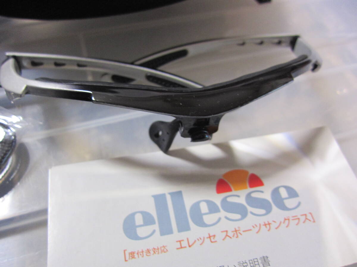 ellesse エレッセ スポーツサングラス フレーム 5枚レンズ ES-S101 インナーは度が入っておりますの画像3