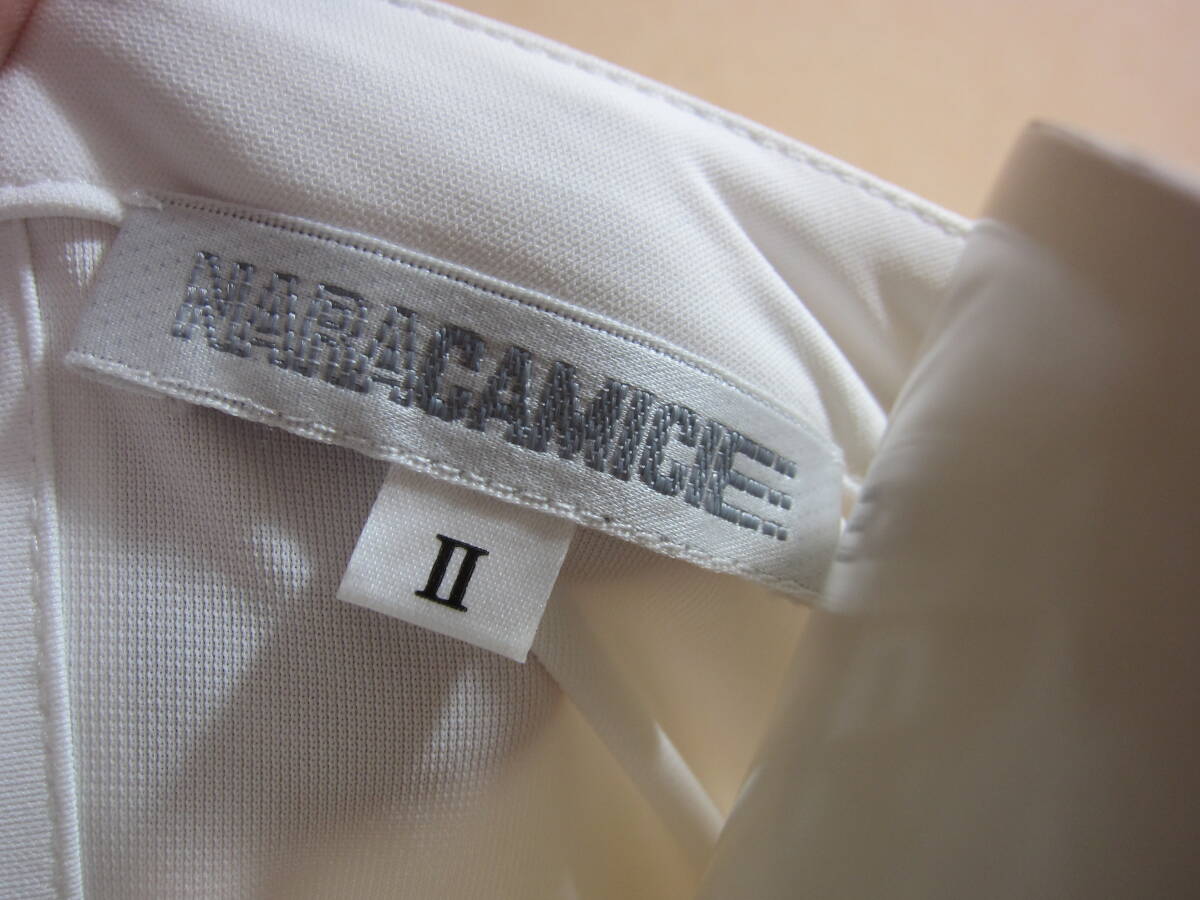 NARA CAMICIE Nara Camicie женский Ⅱ рукав гонки cut and sewn блуза tops Nara Camicie Japan ta1249
