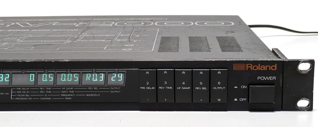 Roland ローランド SRV-2000 デジタル リバーブ MIDI DIGITAL REVERB エフェクター EFFECTORの画像3