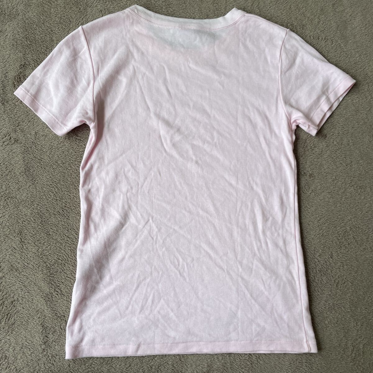PETIT BATEAU プチバトー 半袖Tシャツ   ベビーピンク 試着程度 無地Tシャツの画像2