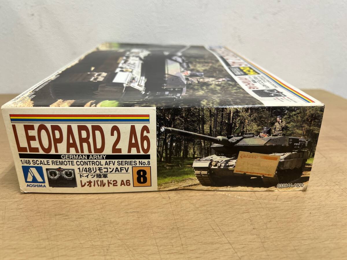 新品未組立 アオシマ ★ 1/48 ドイツ陸軍 レオパルド２ A6 LEOPARD A6 No.8 AOSHIMAの画像5