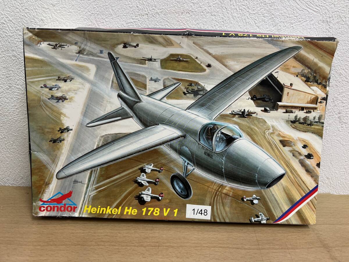新品未組立 condor ★ 11/48 Heinkel He 178 V1の画像1