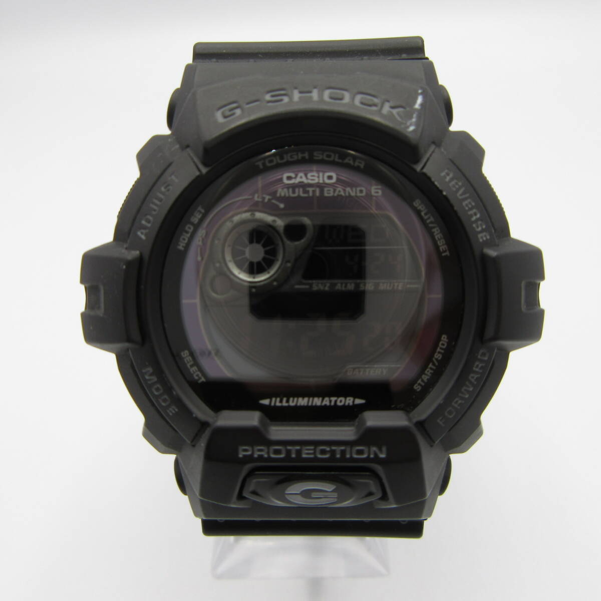 T9896☆CASIO G-SHOCK タフソーラー マルチバンド6 GW-8900A【3268】GW-8900A-1JF カシオ Gショック 中古品【時計】_画像1