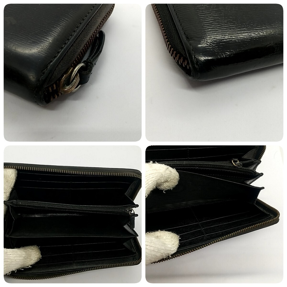 良品】グッチ スネーク 蛇 長財布 ジッピーウォレット ブラック 良品】グッチ スネーク 蛇 長財布 ジッピーウォレット ブラック