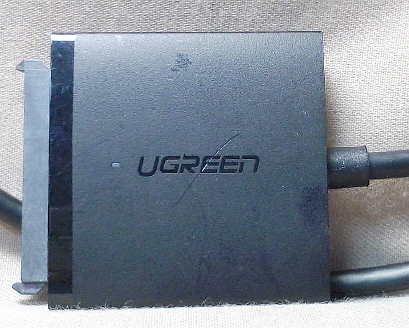UGREEN USB 3.0 SATA 変換アダプタ ACアダプター付 送料180円 中古 HDD ハードディスク 3.5インチ 2.5インチ UASP ケーブル コネクタの画像2