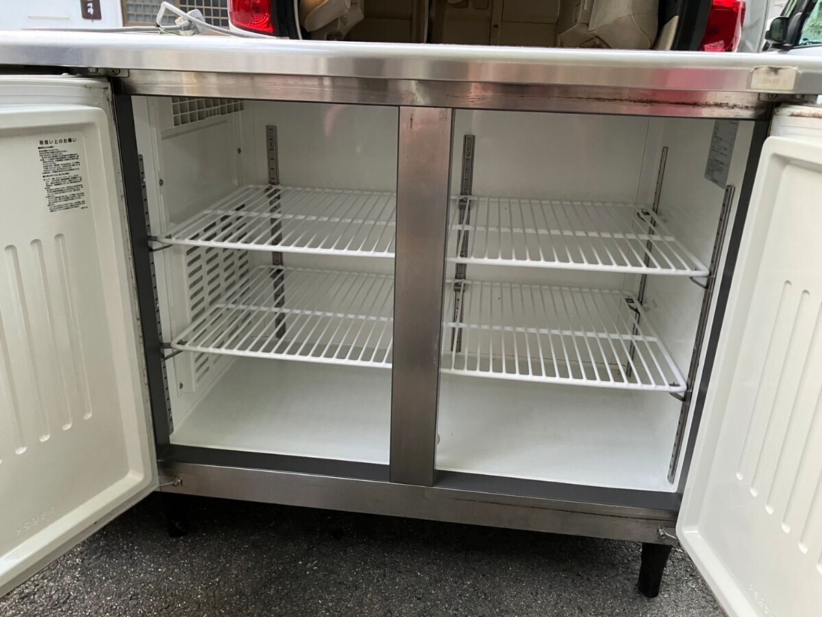 【中古美品】【動作確認済み】フクシマ 業務用 台下冷蔵庫 YRC-120RE2 2019年製造の画像2